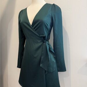 Elegant Wrap Dress Lulus